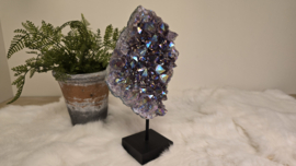 Angel Aura Amethist op standaard Large No. 3