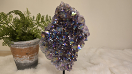 Angel Aura Amethist op standaard Large No. 3