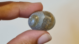 Lemurian Auatine/ Blauwe Onyx Trommelsteen