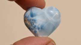 Larimar Puffy Hart No.3