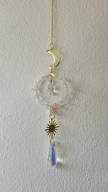 Kristal Zonnehanger Moon & Sun F