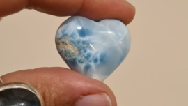 Larimar Puffy Hart No.3