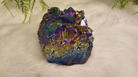 Titanium Aura Amethist Waxinelicht No.6