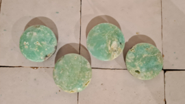 Chrysopraas "Phone Grip" zwart