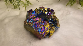 Titanium Aura Amethist Waxinelicht No.8