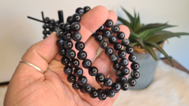 Blauwe Tijgeroog Armband- 8mm kraal (heren)