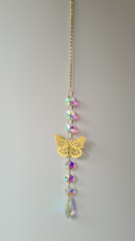 Kristal Zonnehanger Butterfly & Point U