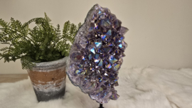 Angel Aura Amethist op standaard Large No. 3