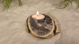 Agaat Waxinelicht Ruw No.2