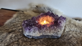 Amethist Waxinelichthouder No.9