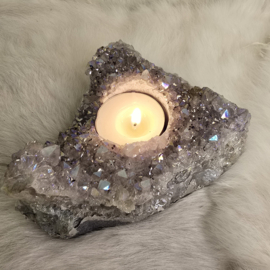 Angel Aura Amethist Waxinelicht No. 9