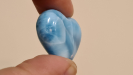 Larimar Puffy Hart No.2