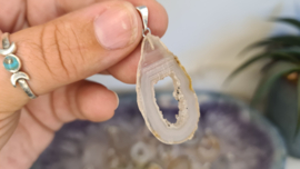 Agaat Geode Hanger