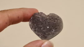 Amethist Cluster hart XS