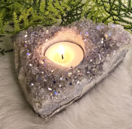 Angel Aura Amethist Waxinelicht No. 9