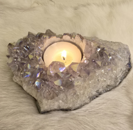 Angel Aura Amethist Waxinelicht No. 6