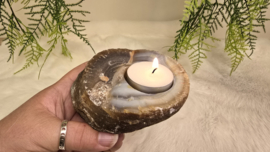 Agaat Waxinelicht Ruw No.1