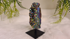 Titanium Aura Amethist op standaard -Mini- No.5