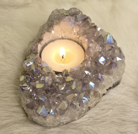 Angel Aura Amethist Waxinelicht No. 6