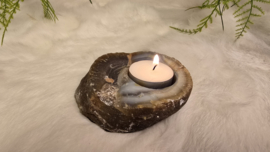 Agaat Waxinelicht Ruw No.1