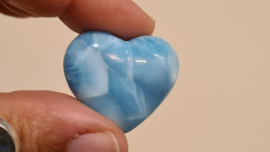 Larimar Puffy Hart No.2