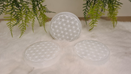 Seleniet Oplaad schijf "Flower of life"
