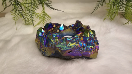 Titanium Aura Amethist Waxinelicht No.3