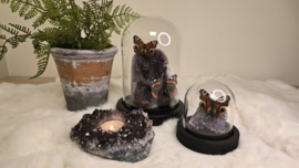 Set Fantasy "Amethist & Dagpauwoog"
