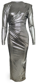 Silver metallic dress
