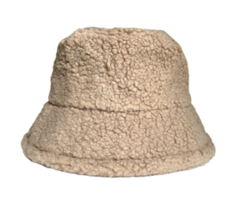 Camel teddy bucket hat