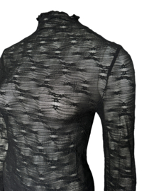 Black lace top