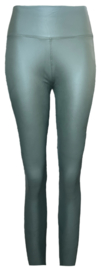 Army leather look legging