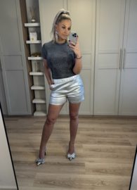 Silver stretch festival shorts