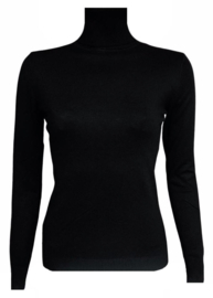 Black soft turtle neck