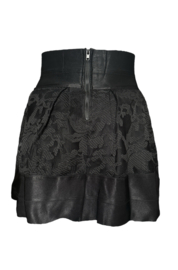 Black lace kelsey skirt