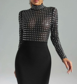 Black Cassidy sparkle dress