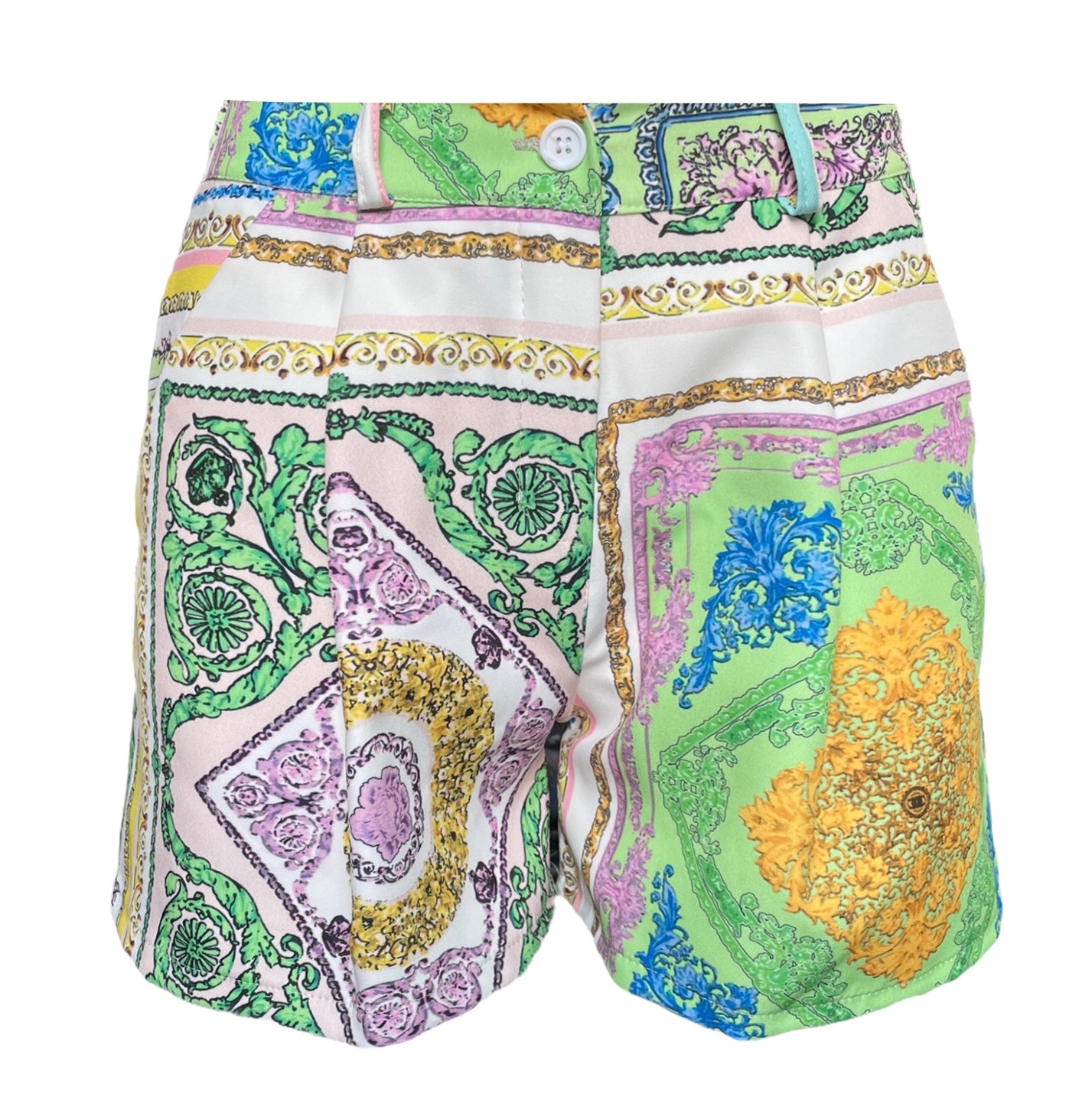 Green Paisley short