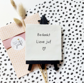 Tegeltje, Lieve Juf