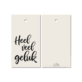 Mini Kadokaartje - Heel veel geluk