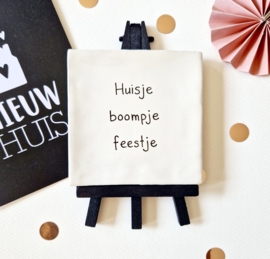 Tegeltje, Huisje boompje feestje