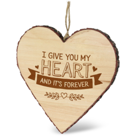 houten hart give you my heart