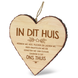 houten hart in dit huis