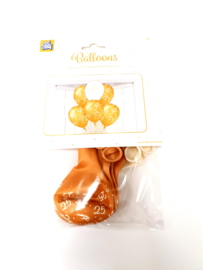 Decoration Balloons wit/goud