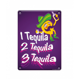metal sign tequila