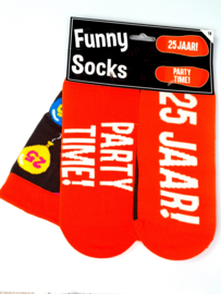 funny socks 25 jaar