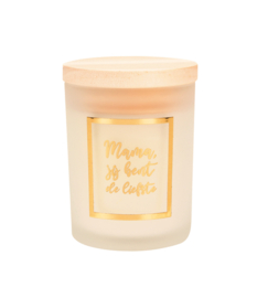 Small scented candles gold/white - mama