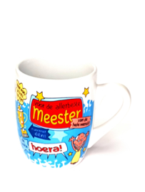 cartoon mok meester