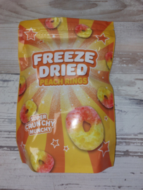 Freeze dried peach rings