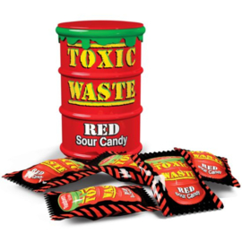 toxic waste red sour candy