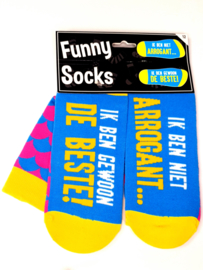funny socks arrogant